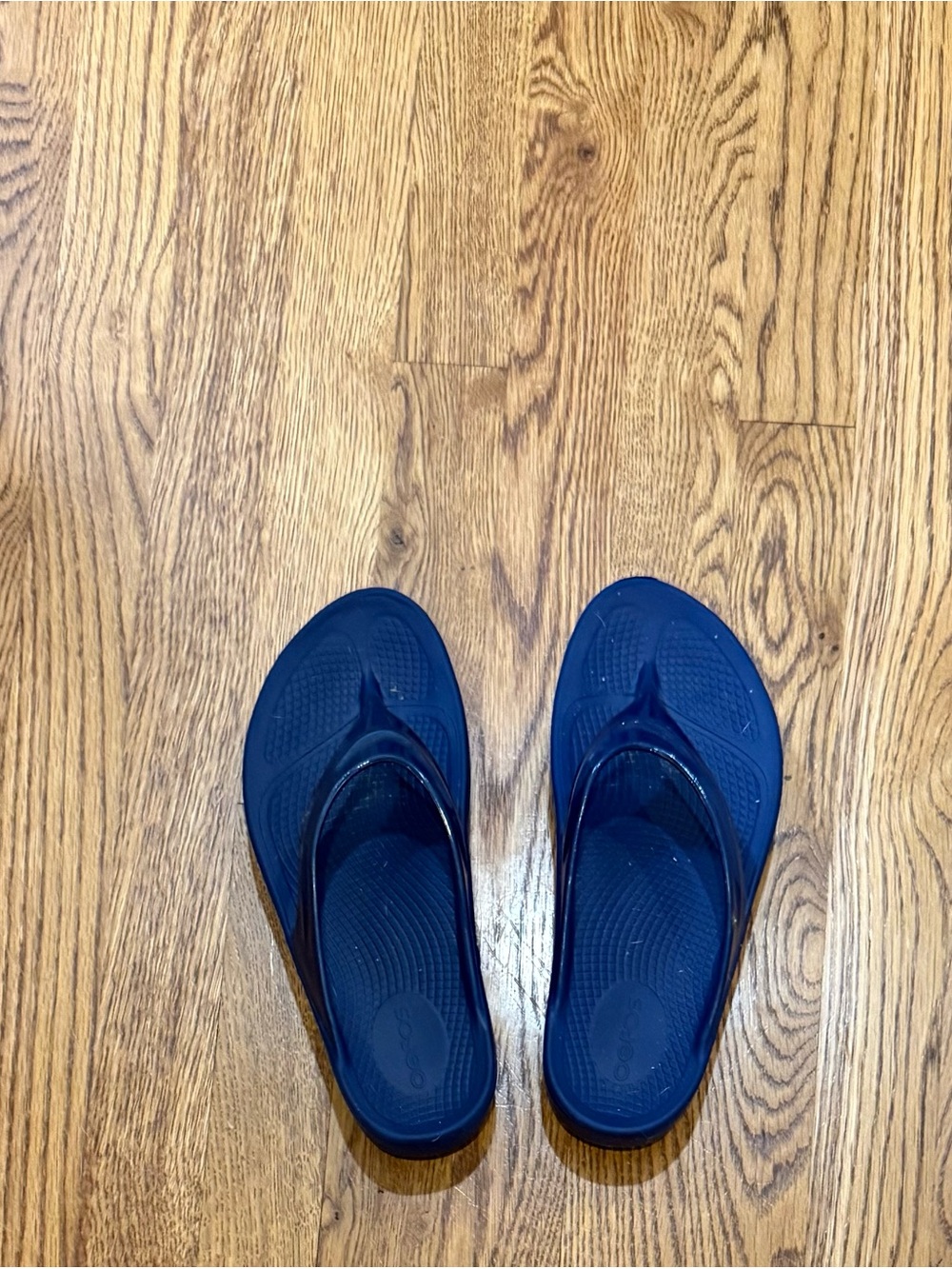 OOFOS Navy Blue Women's Flip Flop Sandals